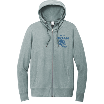 SEI TEAM BRIAN District® Women’s Featherweight French Terry™ Full-Zip Hoodie - Flint Blue Heather