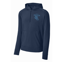 Load image into Gallery viewer, SEI TEAM BRIAN Sport-Tek® Sport-Wick® Stretch 1/2-Zip Hoodie - Navy
