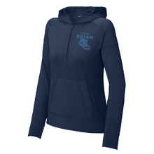 Load image into Gallery viewer, SEI TEAM BRIAN Ladies Sport-Tek® Sport-Wick® Stretch 1/2-Zip Hoodie - Navy
