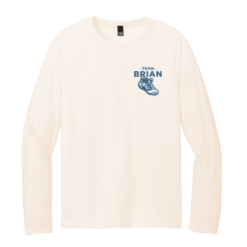 SEI TEAM BRIAN District® Featherweight French Terry™ Long Sleeve Crewneck - Gardenia