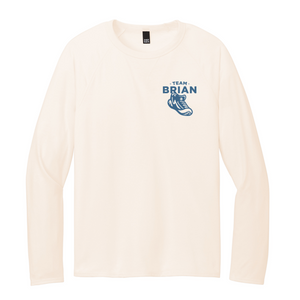 SEI TEAM BRIAN District® Featherweight French Terry™ Long Sleeve Crewneck - Gardenia