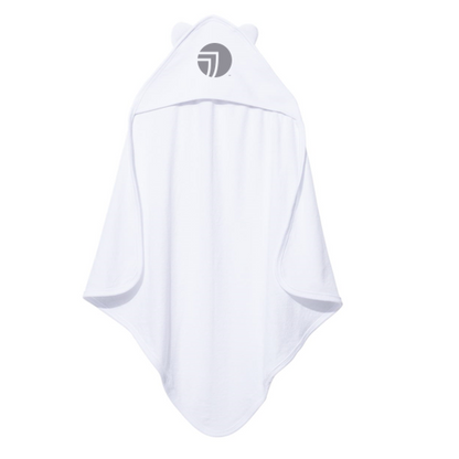 SEI Terry Cloth Hooded Towel with Ears - White