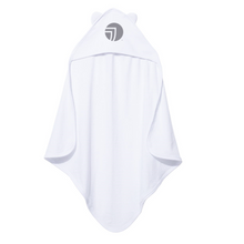 Load image into Gallery viewer, SEI Terry Cloth Hooded Towel with Ears - White
