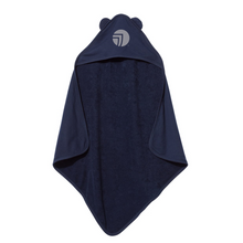 Load image into Gallery viewer, SEI Terry Cloth Hooded Towel with Ears - Navy
