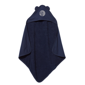 SEI Terry Cloth Hooded Towel with Ears - Navy