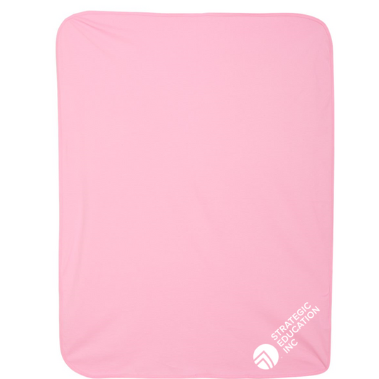 SEI Premium Jersey Infant Blanket - Pink