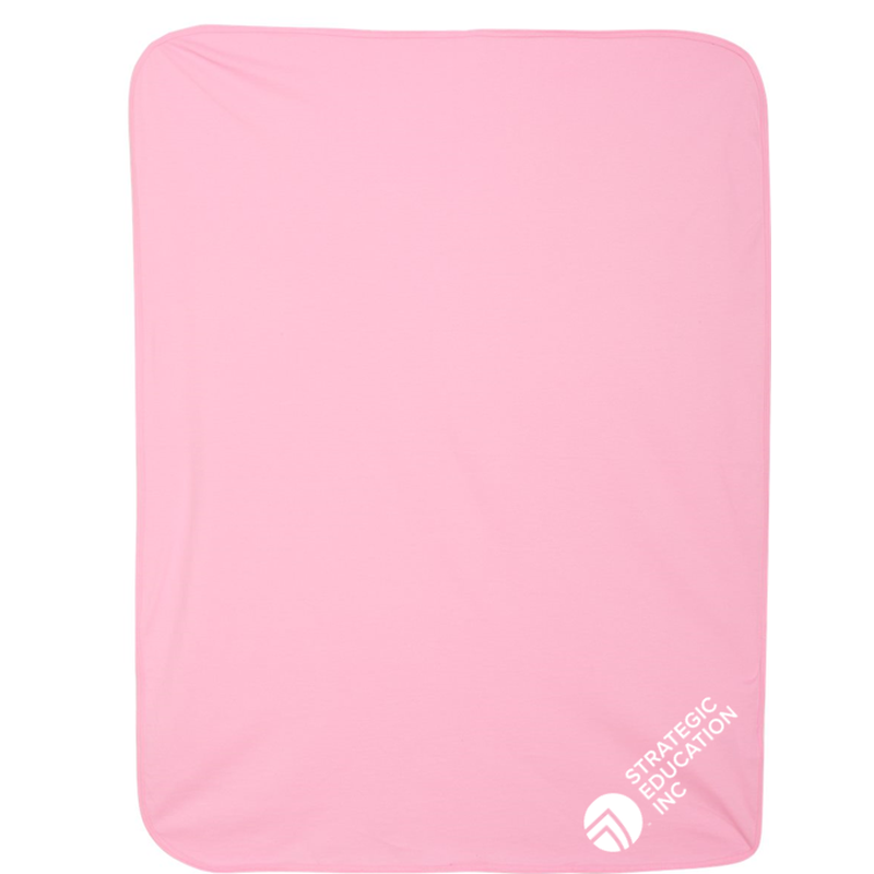 SEI Premium Jersey Infant Blanket - Pink