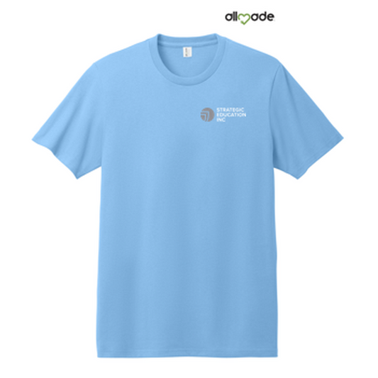 NEW - Allmade® Unisex Heavyweight Recycled Cotton Tee - Arctic Blue