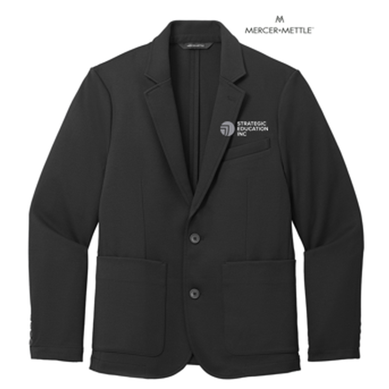 NEW - Mercer+Mettle® Relaxed Knit Blazer - Deep Black