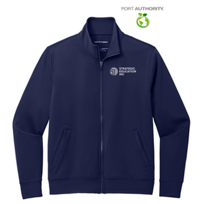 NEW - Port Authority® C-FREE® Double Knit Full-Zip - True Navy