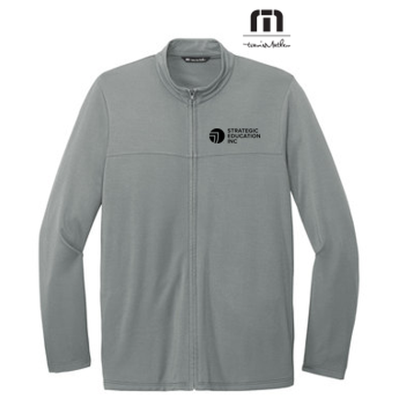 NEW - TravisMathew Newport Full-Zip Fleece - Quiet Shade Grey