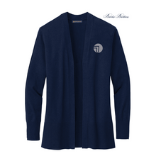 Load image into Gallery viewer, NEW SEI Brooks Brothers® Women’s Cotton Stretch Long Cardigan Sweater - Navy Blazer
