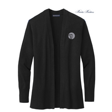 Load image into Gallery viewer, NEW SEI Brooks Brothers® Women’s Cotton Stretch Long Cardigan Sweater - Deep Black
