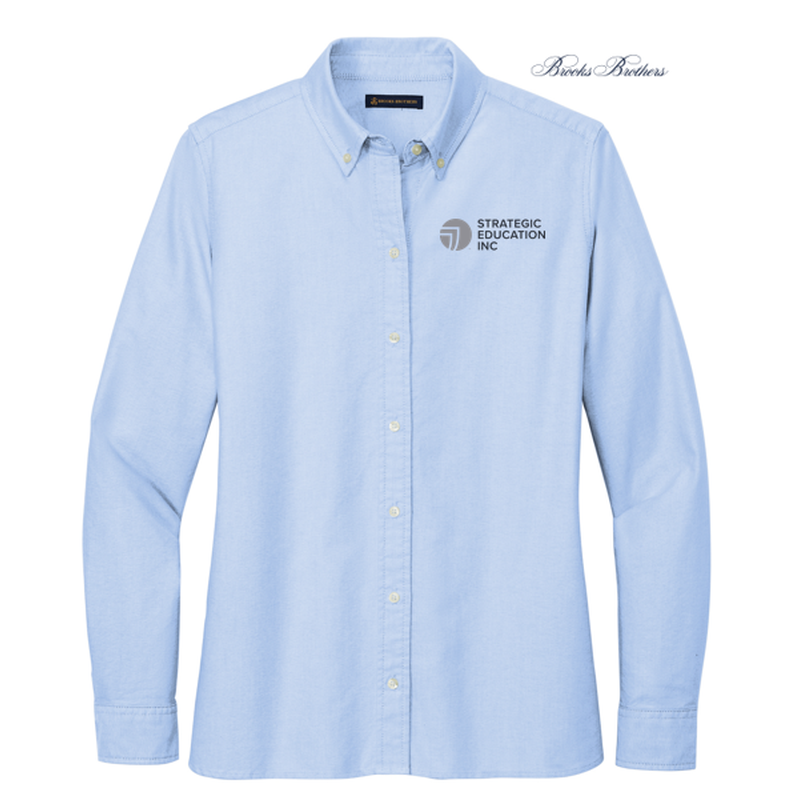 NEW SEI Brooks Brothers® Women’s Casual Oxford Cloth Shirt - Newport Blue