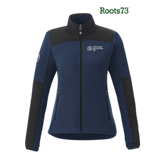 NEW - Women's BRIGGSPOINT Roots73 Lightweight Microfleece Full Zip Jacket - Atlantic Navy/Black