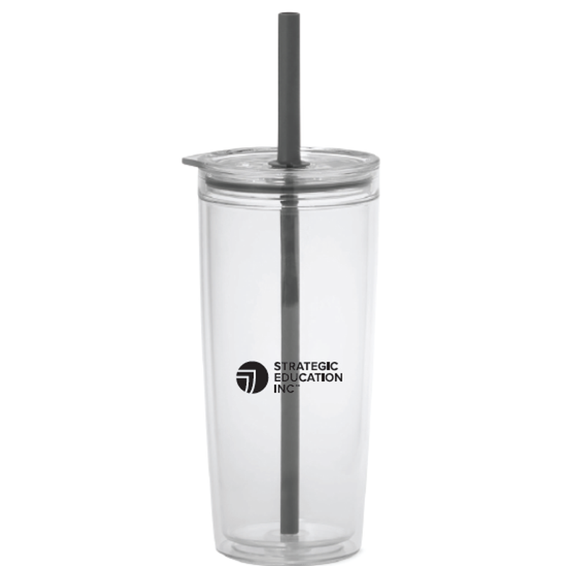 NEW SEI MiiR® Everywhere Straw Tumbler - 16 Oz. - CLEAR