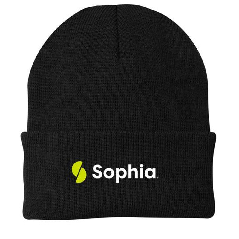 SOPHIA Knit Cap - Black