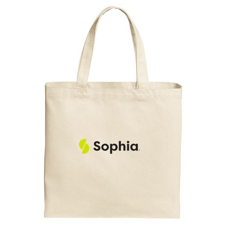 SOPHIA Cotton Canvas Tote - NATURAL