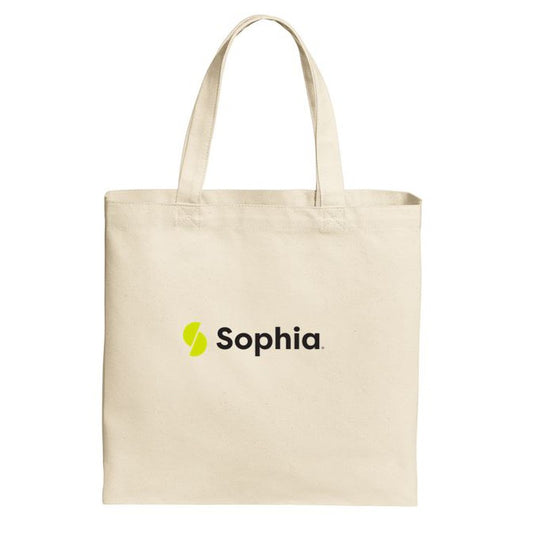 SOPHIA Cotton Canvas Tote - NATURAL