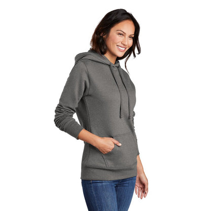 NEW SEI-Port & Company ® Ladies Core Fleece Pullover Hooded Sweatshirt-Graphite Heather