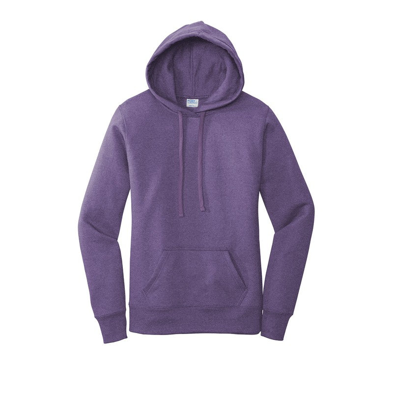 NEW SEI-Port & Company ® Ladies Core Fleece Pullover Hooded Sweatshirt-PURPLE