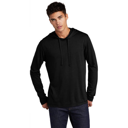 NEW SEI-Sport-Tek ® PosiCharge ® Tri-Blend Wicking Long Sleeve Hoodie - Black Triad Solid