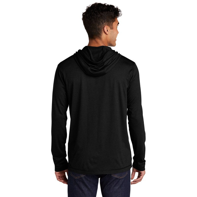 NEW SEI-Sport-Tek ® PosiCharge ® Tri-Blend Wicking Long Sleeve Hoodie - Black Triad Solid