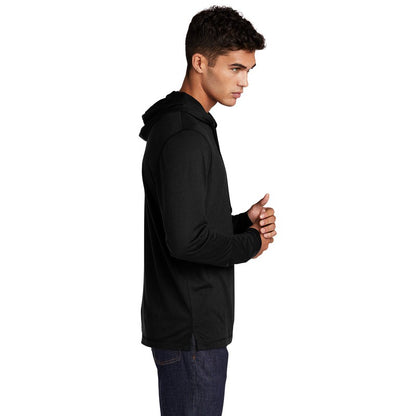 NEW SEI-Sport-Tek ® PosiCharge ® Tri-Blend Wicking Long Sleeve Hoodie - Black Triad Solid