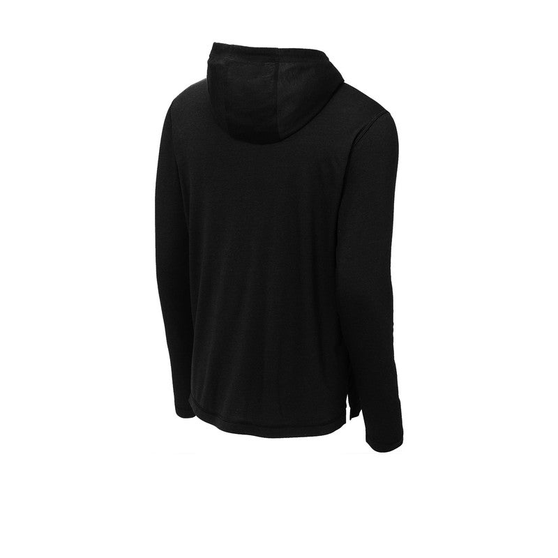 NEW SEI-Sport-Tek ® PosiCharge ® Tri-Blend Wicking Long Sleeve Hoodie - Black Triad Solid