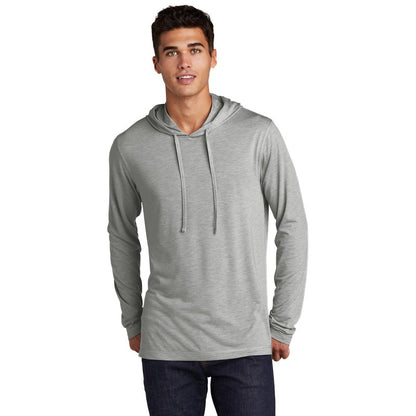 NEW SEI-Sport-Tek ® PosiCharge ® Tri-Blend Wicking Long Sleeve Hoodie-Light Grey Heather