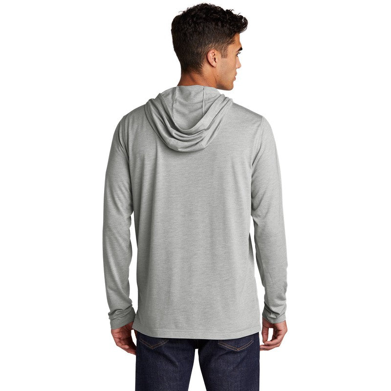 NEW SEI-Sport-Tek ® PosiCharge ® Tri-Blend Wicking Long Sleeve Hoodie-Light Grey Heather