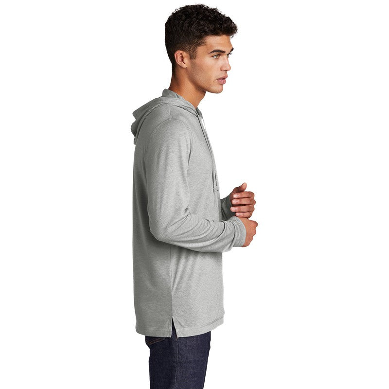 NEW SEI-Sport-Tek ® PosiCharge ® Tri-Blend Wicking Long Sleeve Hoodie-Light Grey Heather