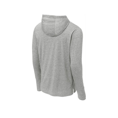 NEW SEI-Sport-Tek ® PosiCharge ® Tri-Blend Wicking Long Sleeve Hoodie-Light Grey Heather