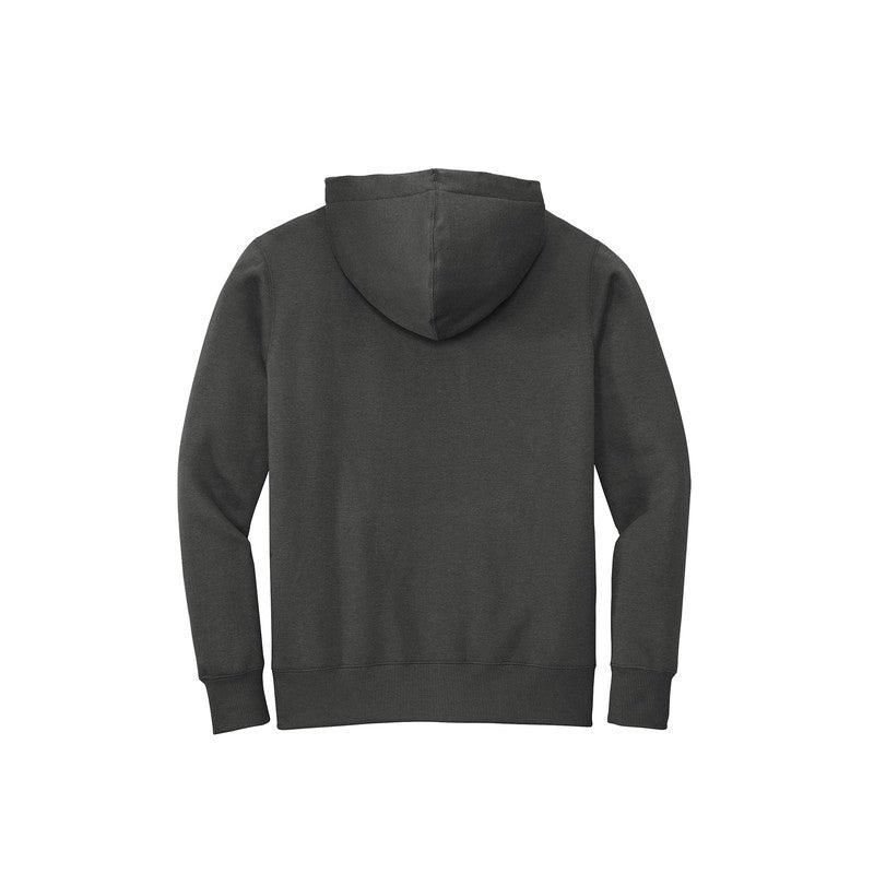 NEW SEI-District® Perfect Weight® Fleece Hoodie-Charcoal