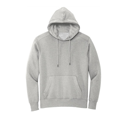 NEW SEI-District® Perfect Weight® Fleece Hoodie-Heathered Steel