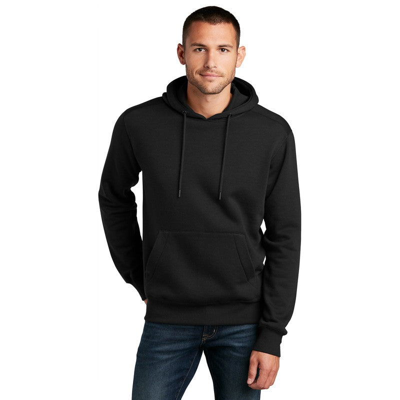 NEW SEI-District® Perfect Weight® Fleece Hoodie-Black