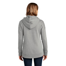 Load image into Gallery viewer, NEW SEI-District® Women’s Perfect Weight® Fleece Drop Shoulder Full-Zip Hoodie-Heathered Steel
