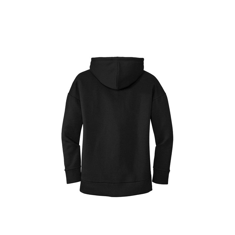 NEW SEI-District® Women’s Perfect Weight® Fleece Drop Shoulder Full-Zip Hoodie- Black