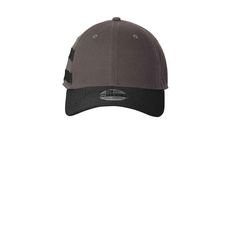 SEI New Era® Stretch Cotton Striped Cap-Graphite/ Black