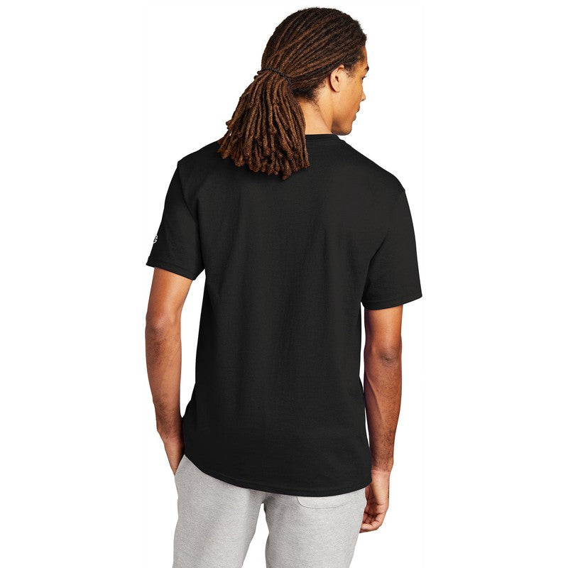 NEW SEI-Champion ® Heritage 6-Oz. Jersey Tee-Black