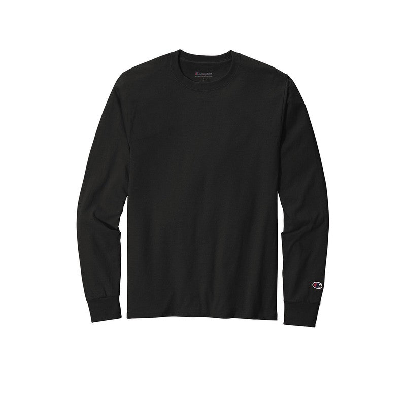 NEW SEI-Champion ® Heritage 5.2-Oz. Jersey Long Sleeve Tee-Black