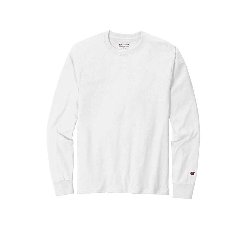 NEW SEI-Champion ® Heritage 5.2-Oz. Jersey Long Sleeve Tee-White