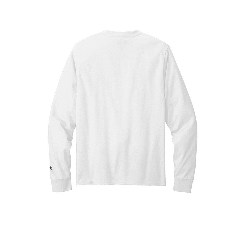 NEW SEI-Champion ® Heritage 5.2-Oz. Jersey Long Sleeve Tee-White