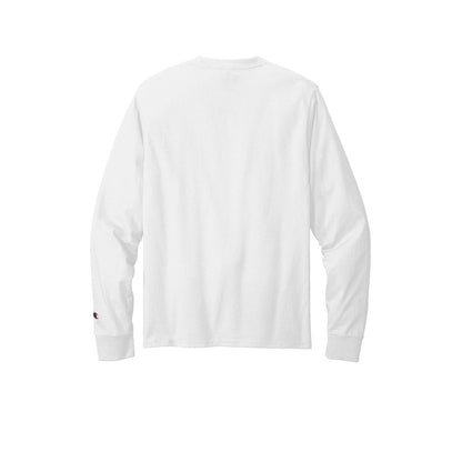 NEW SEI-Champion ® Heritage 5.2-Oz. Jersey Long Sleeve Tee-White