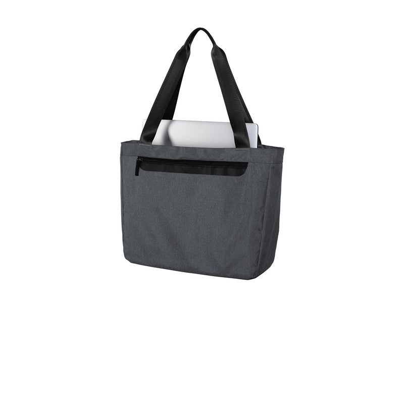 SEI Exec Laptop Tote-Graphite Heather/ Black