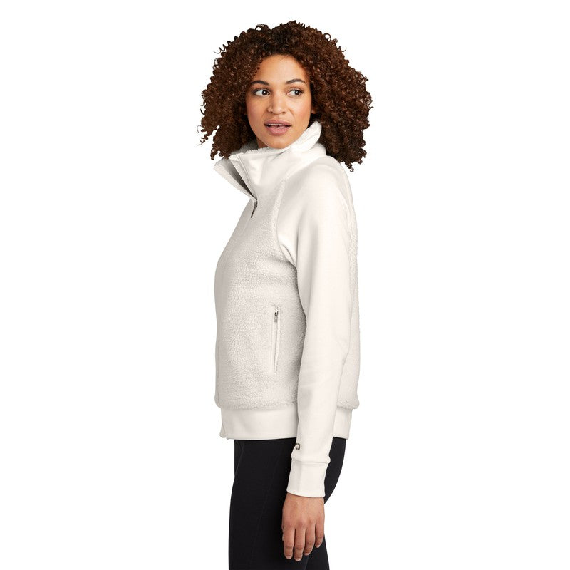 NEW SEI OGIO® Ladies Luuma Sherpa Full-Zip-Ivory Snow