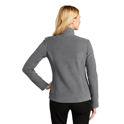 NEW SEI Ladies Ultra Warm Brushed Fleece Jacket-Gusty Grey/ Sterling Grey