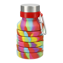 Load image into Gallery viewer, SEI Zigoo Silicone Collapsible Bottle 18oz - Tie-Dye
