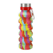 Load image into Gallery viewer, SEI Zigoo Silicone Collapsible Bottle 18oz - Tie-Dye
