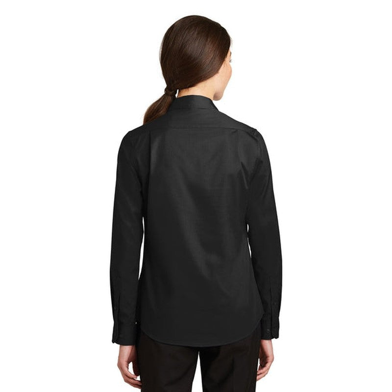 NEW SEI - Port Authority Ladies SuperPro Twill Shirt - Black